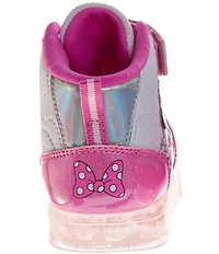 Josmo Girls' Disney Minnie Mouse Light-Up Sneakers (Toddler)