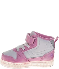 Josmo Girls' Disney Princess Light-Up High-Top Sneakers (Toddler)
