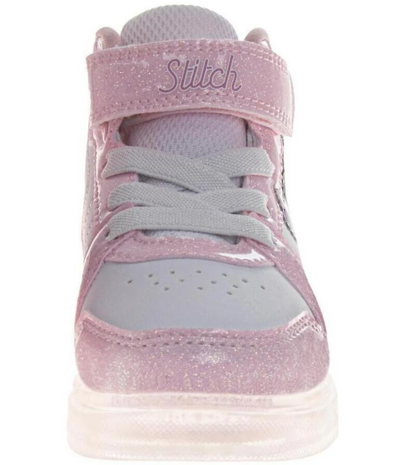 Josmo Girls' Disney Stitch Hi-Top Light-Up Sneakers (Infant)