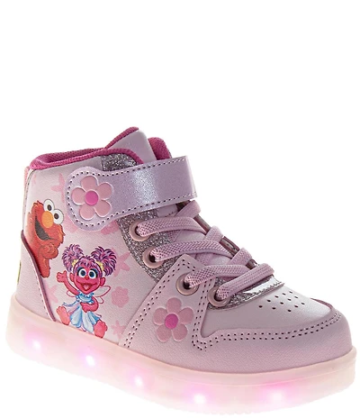 Josmo Girls' Sesame Street Light-Up High-Top Sneakers (Infant)