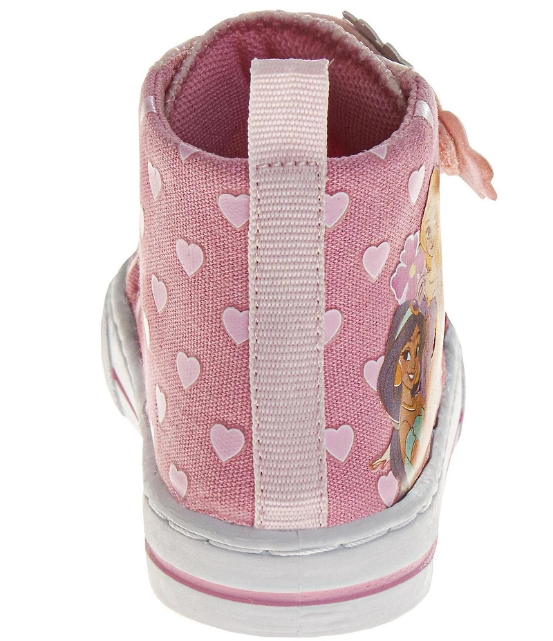 Josrmo Girls' Disney Princess Hi-Top Sneakers (Toddler)