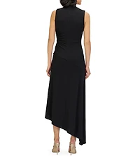 JS Collections Andrea Cocktail Dress With Side Floral Embellishment
