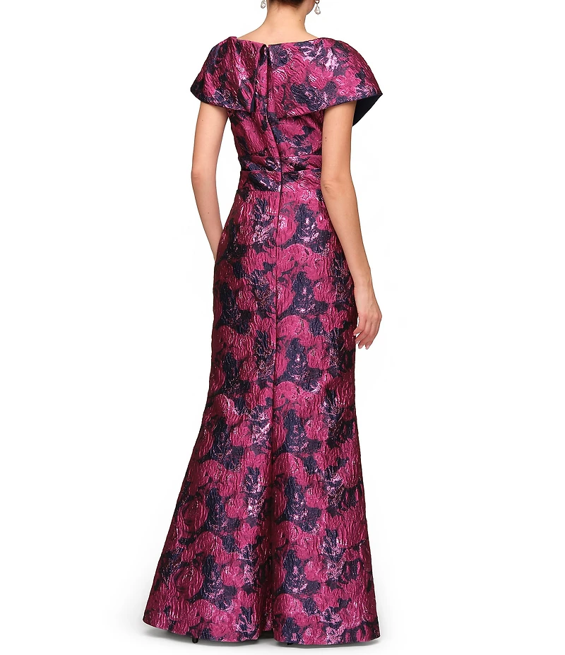 JS Collections Aurelia Floral Jacquard Mermaid Gown