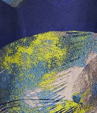 JS Collections Jacquard Floral Print Off-The-Shoulder A-Line Gown