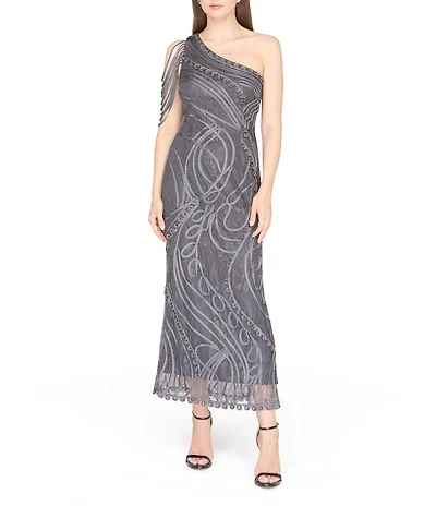 JS Collections Sunny Soutache Cocktail Dress