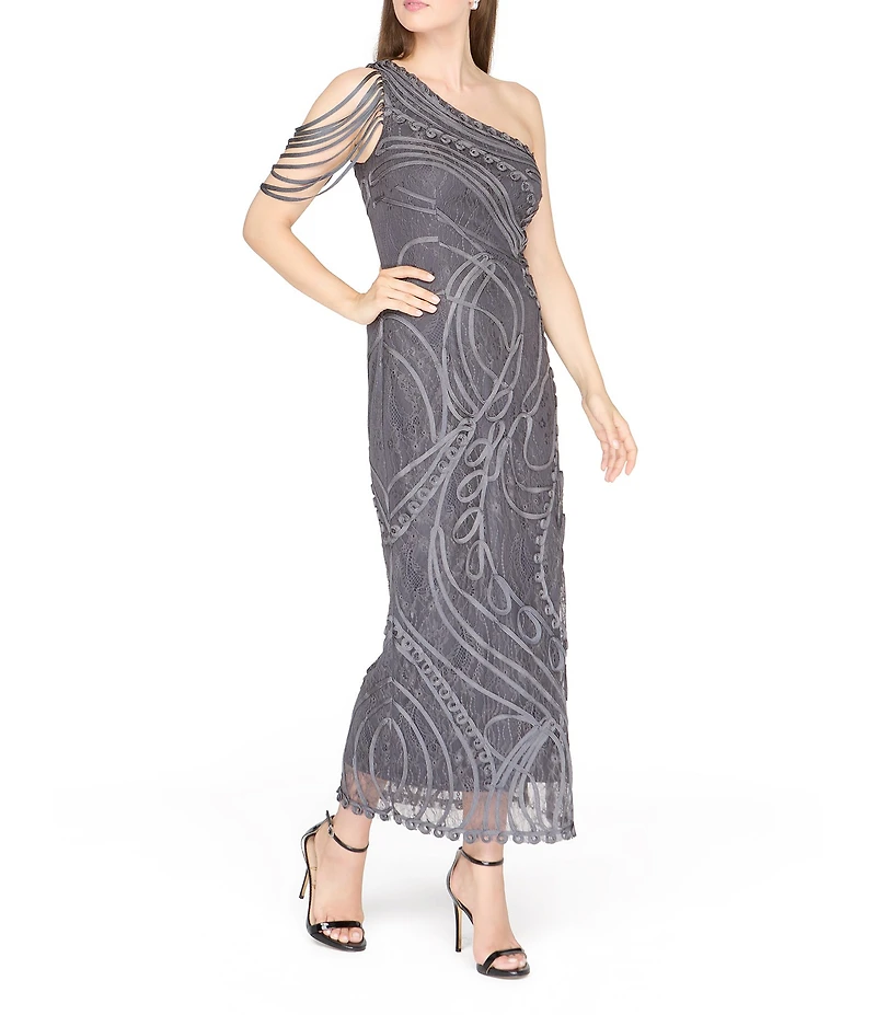 JS Collections Sunny Soutache Cocktail Dress