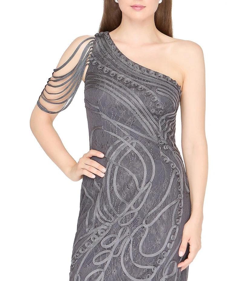 JS Collections Sunny Soutache Cocktail Dress