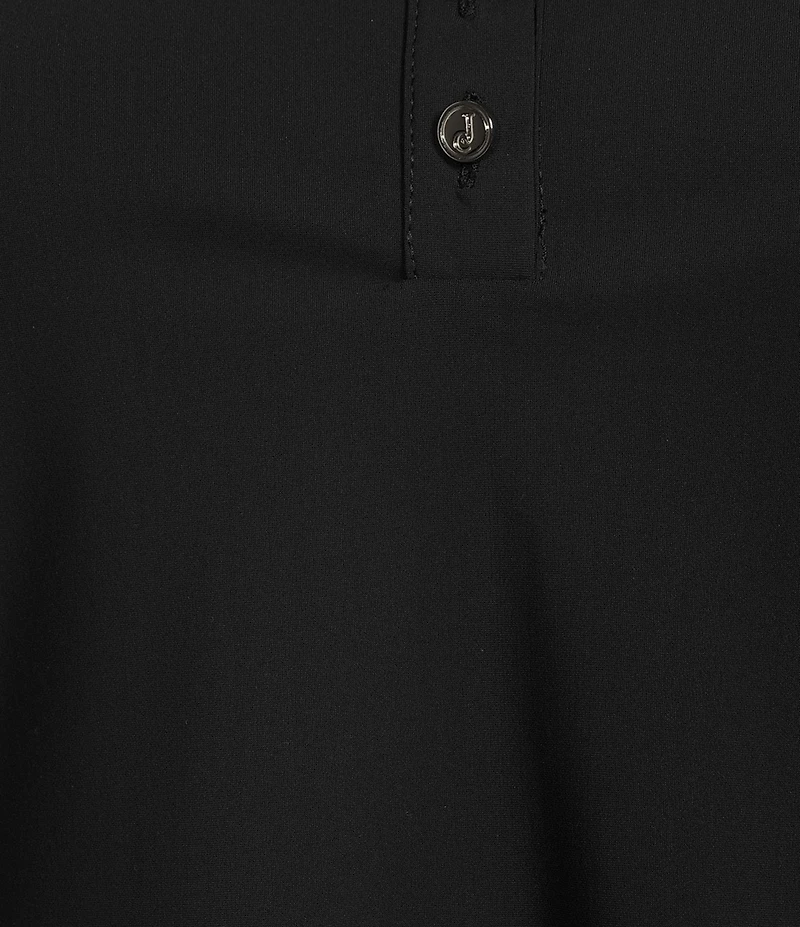 Jude Connally Angelica Brushed Jude Cloth Point Collar Button Neck Short Sleeve Top