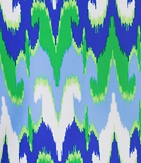 Jude Connally Beth Jude Cloth Paradise Ikat Print Crew Neck Sleeveless Shift Dress