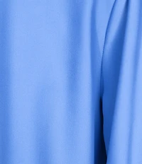 Jude Connally Emerson Jude Cloth Knit Point Collar Puffed Sleeve Shift Dress