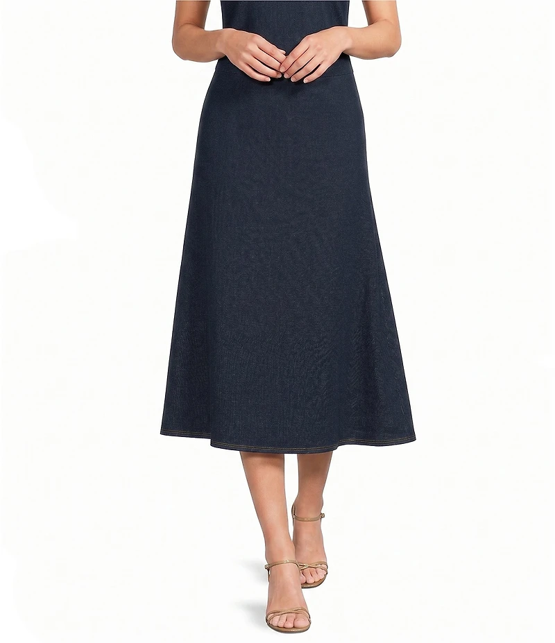 Jude Connally Jeanette Denim A-Line Midi Skirt