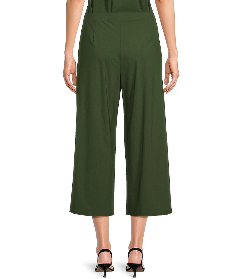 Jude Connally Lolly Garden Solid Coordinating Lightweight Jude Cloth Wide Leg Crop Pants