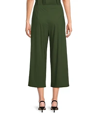 Jude Connally Lolly Garden Solid Coordinating Lightweight Jude Cloth Wide Leg Crop Pants