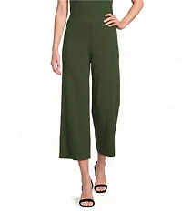 Jude Connally Lolly Garden Solid Coordinating Lightweight Jude Cloth Wide Leg Crop Pants