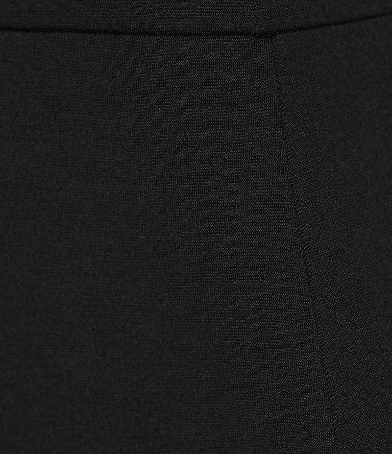 Jude Connally Lucia Ponte Knit Elastic Waistband Straight Pull-On Ankle Pants