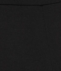 Jude Connally Lucia Ponte Knit Elastic Waistband Straight Pull-On Ankle Pants