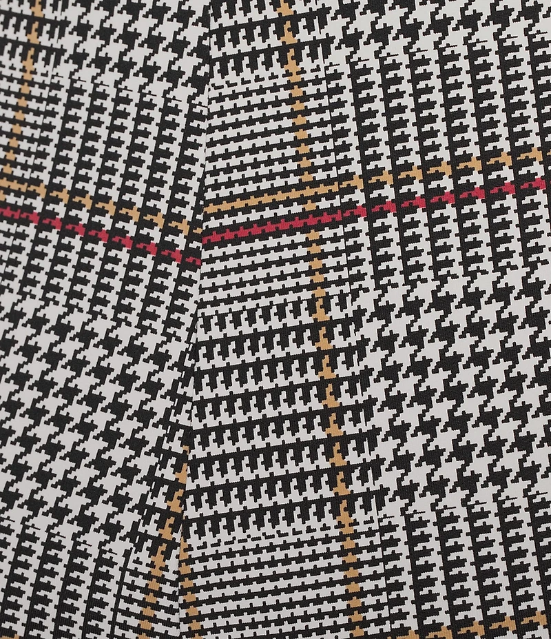 Jude Connally Nicolette Glen Plaid Print Wide Leg Pull-On Pants
