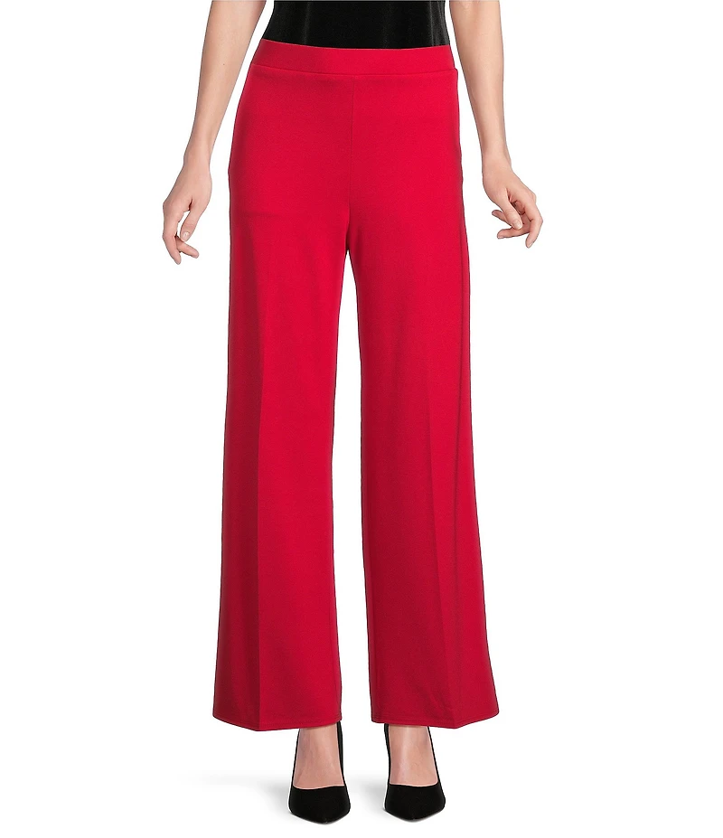Jude Connally Nicolette Ponte Flat Front Straight Pants