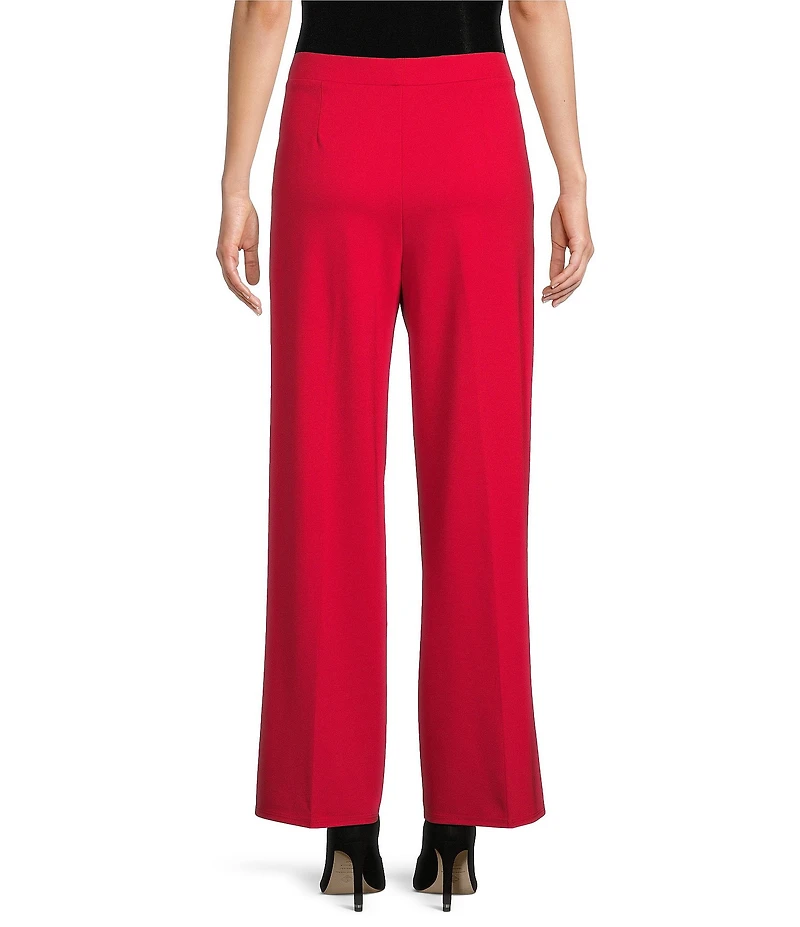 Jude Connally Nicolette Ponte Flat Front Straight Pants
