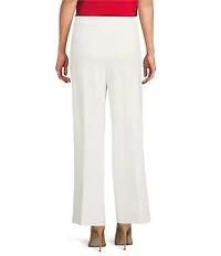 Jude Connally Nicolette Ponte Flat Front Straight Pants