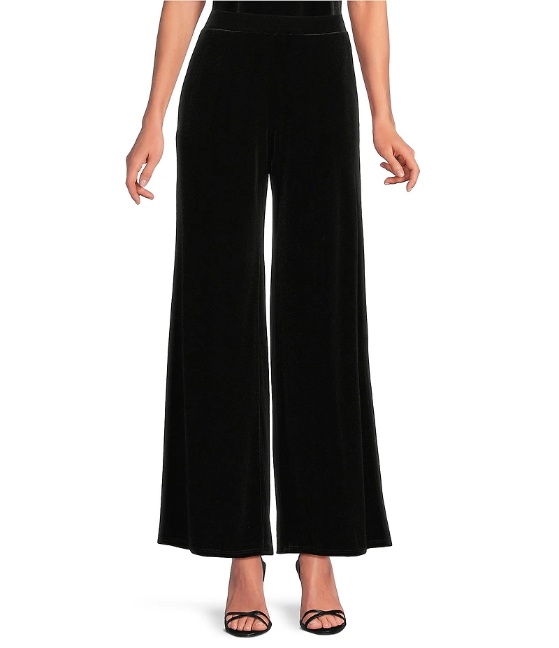 Jude Connally Nicolette Stretch Velvet Wide Leg Pants