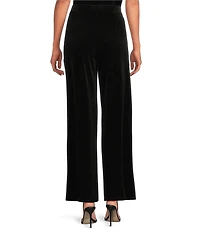 Jude Connally Nicolette Stretch Velvet Wide Leg Pants