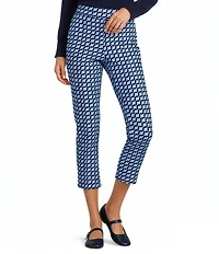 Jude Connally Tobi Square Dot Print Slim Ankle Pants