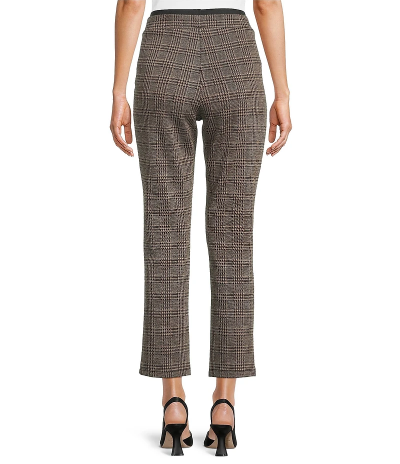 Jude Connally Tobi Tweed Knit Elastic Waist Slim Ankle Pants