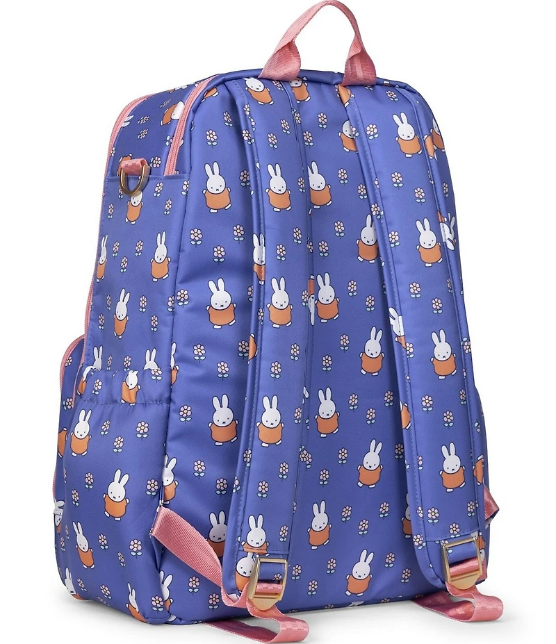 JujuBe Zealous Miffy Flower Fields Changing Pad Backpack