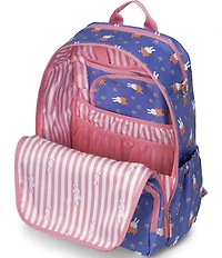 JujuBe Zealous Miffy Flower Fields Changing Pad Backpack