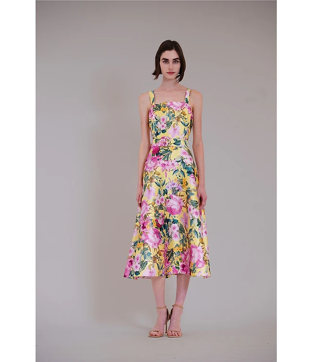 Julia Jordan Sleeveless Halter Neck Printed Midi Dress at Hamilton Place in  Chattanooga, TN