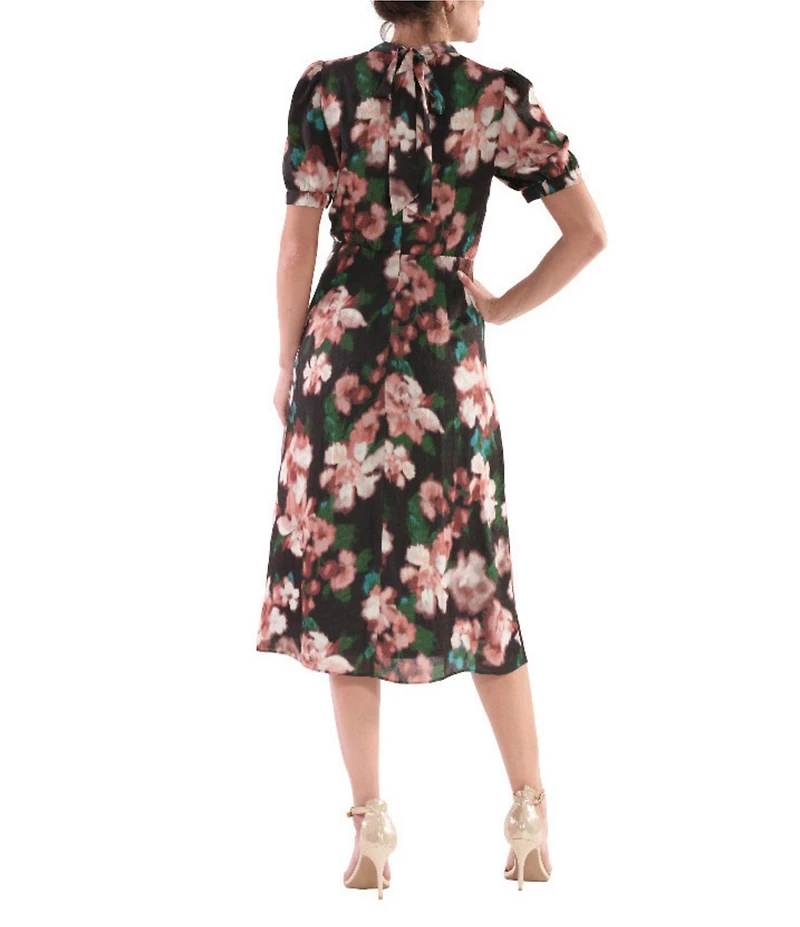 Julia Jordan Floral Printed Midi Dress