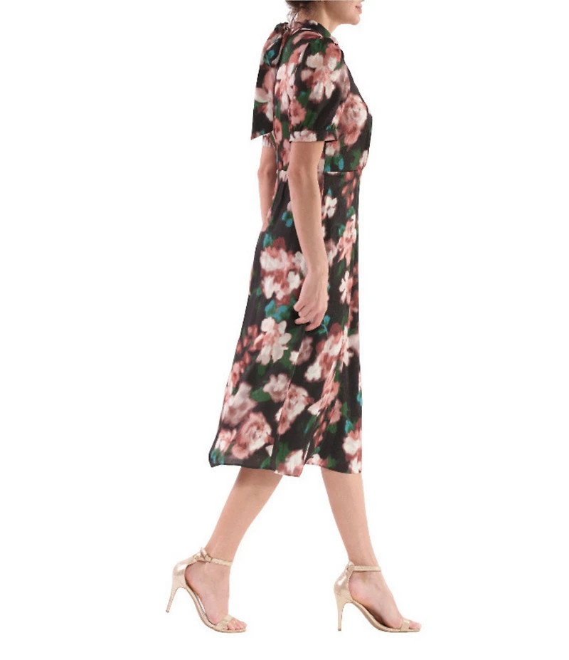 Julia Jordan Floral Printed Midi Dress