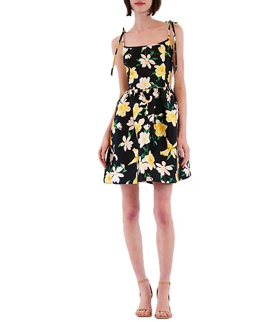 Julia Jordan Sleeveless Printed Mini Dress