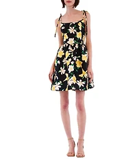 Julia Jordan Sleeveless Printed Mini Dress