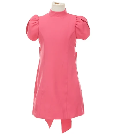JulietteNYC Big Girls Tulip Sleeve Bow Back Dress