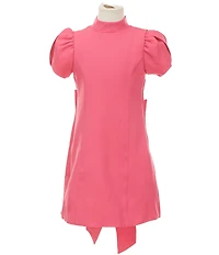 JulietteNYC Big Girls Tulip Sleeve Bow Back Dress