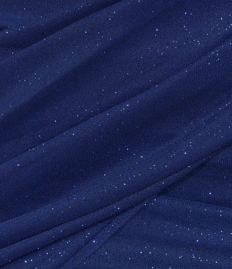 Jump Long Sleeve Square Neck Ruched Drape Detail Dress