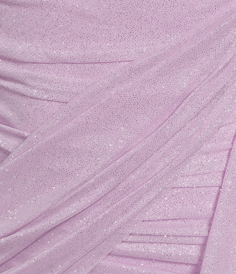 Jump Long Sleeve Square Neck Ruched Drape Detail Dress