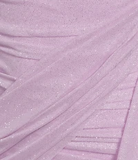 Jump Long Sleeve Square Neck Ruched Drape Detail Dress