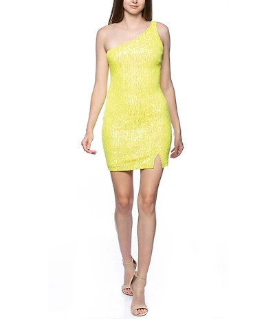 Jump One Shoulder Bodycon Dress