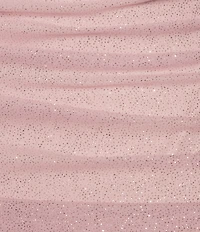 Jump One Shoulder Glitter Ruched Dress