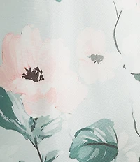 Jump Sleeveless Satin Floral Printed Cowl Neck Bow Back Long Dress