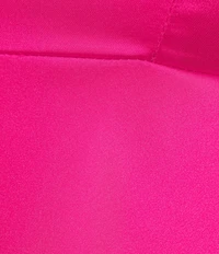 Jump Stretch Satin Bow Back Mini Dress