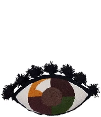 Jungalow Eye Love You Wool Hook Pillow