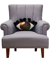 Jungalow Eye Love You Wool Hook Pillow