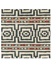 Jungalow Hypnotic Geometric Greek Key Pattern Reversible Mini Quilt Set
