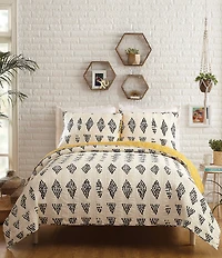 Jungalow Prosperity Geometric Pattern Reversible Mini Quilt Set