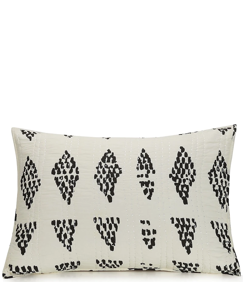 Jungalow Prosperity Geometric Pattern Reversible Mini Quilt Set