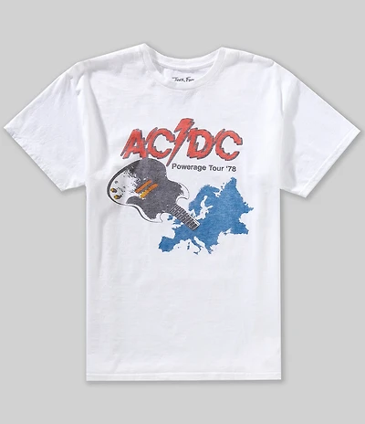 Junk Food ACDC Euro Tour '78 Short Sleeve T-Shirt